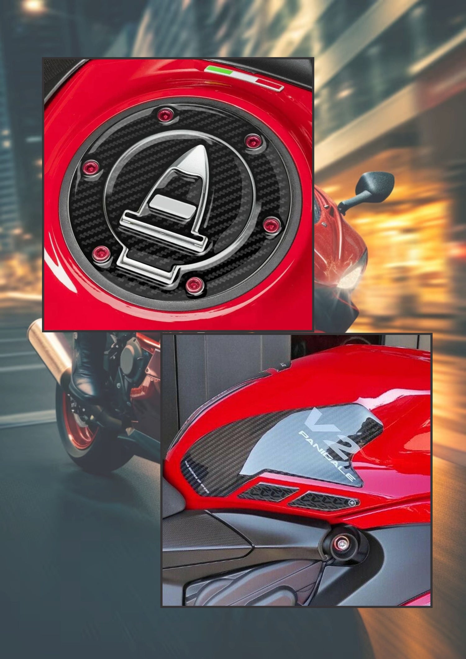 Ducati Side and Fuel Pads