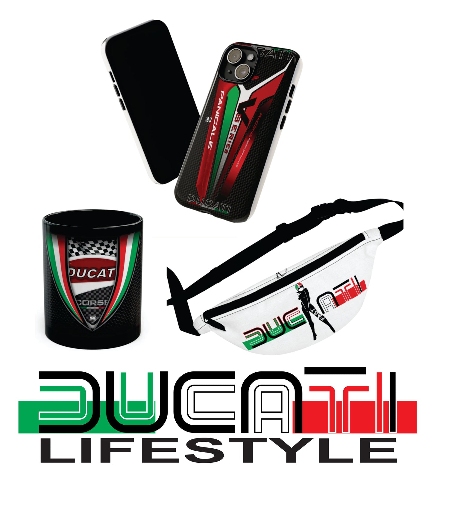 Ducati motorbike tank pad protectors