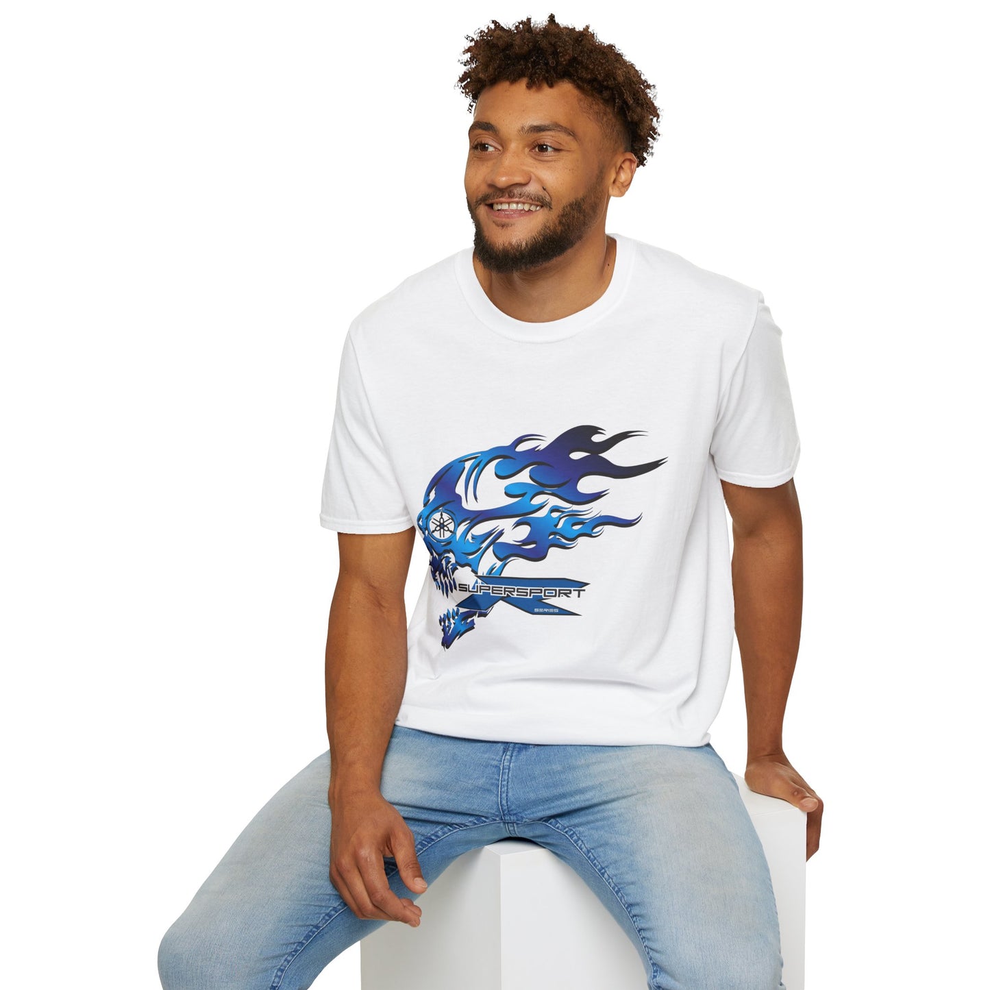 Yamaha Inspired Apparel. Yamaha R Series White Designer T Shirt