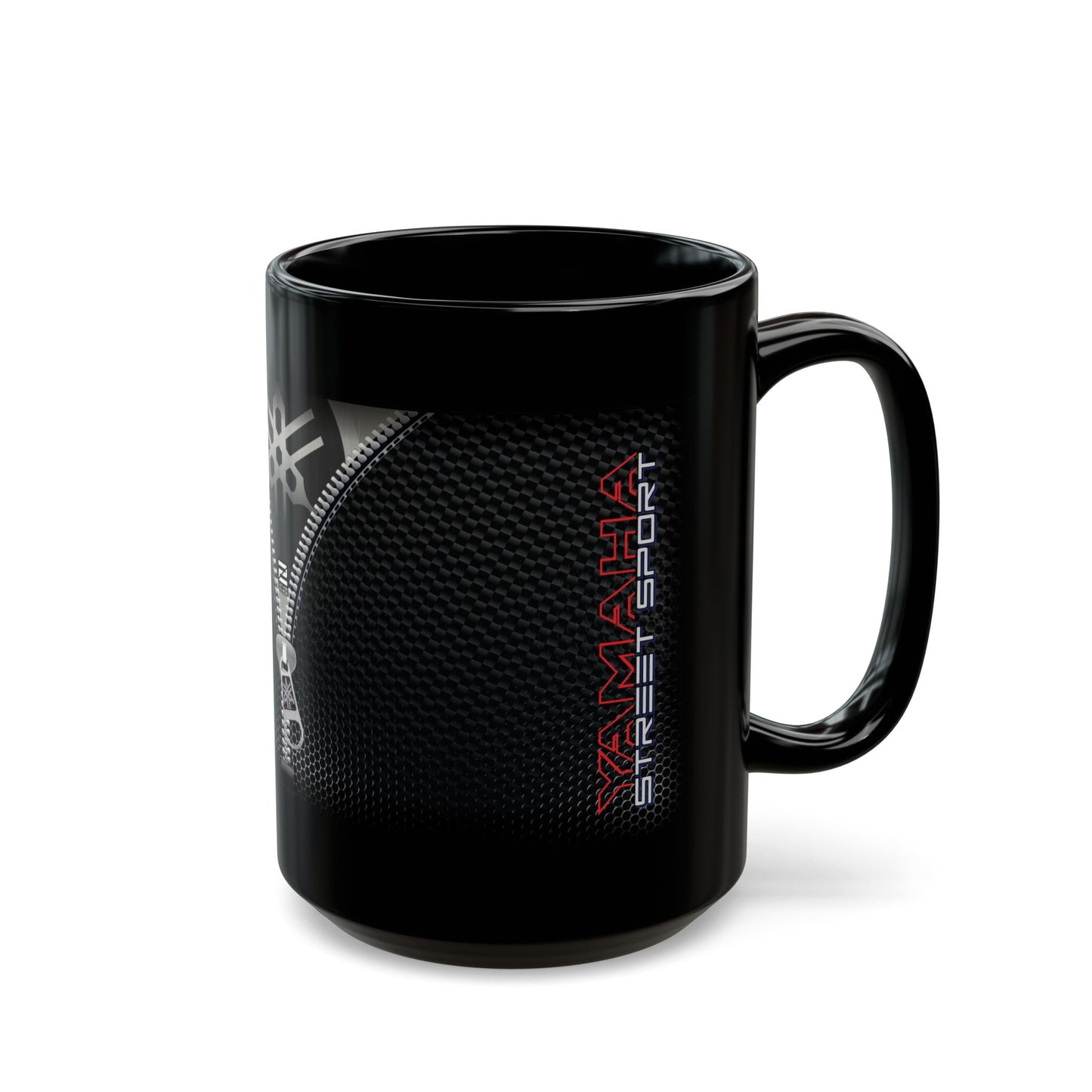 Yamaha Inspired Lifestyle. Yamaha Inspired Designer Black Coffee Mug