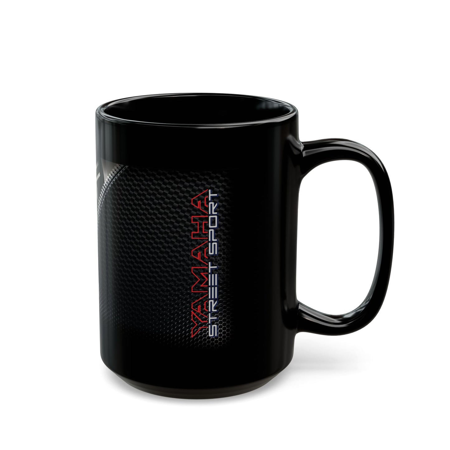Yamaha Inspired Lifestyle. Yamaha Inspired Designer Black Coffee Mug