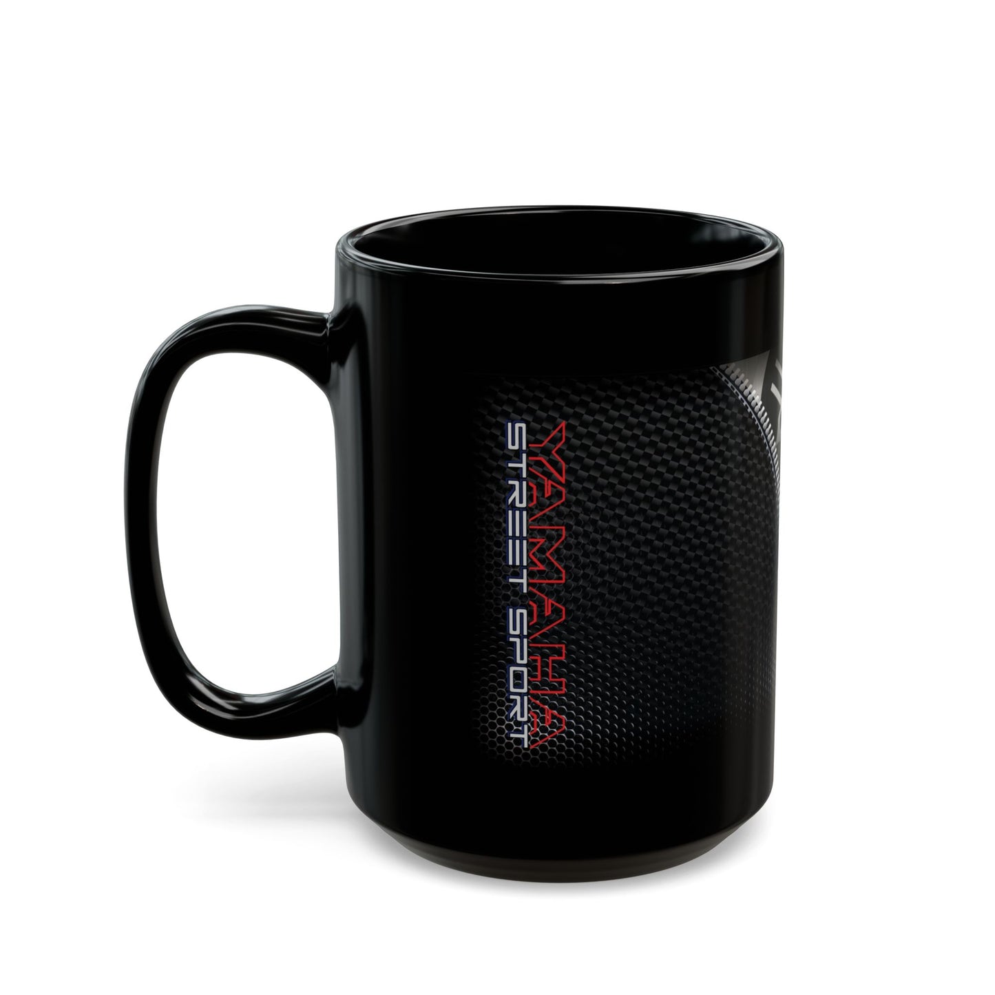 Yamaha Inspired Lifestyle. Yamaha Inspired Designer Black Coffee Mug