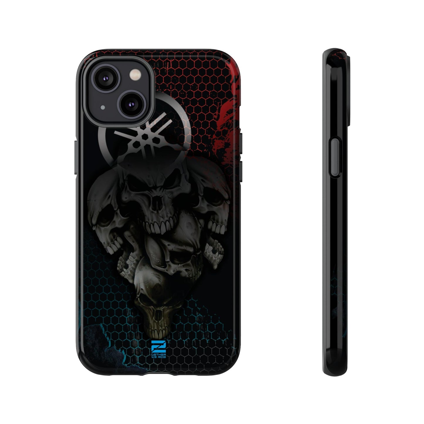 Yamaha Inspired Lifestyle. Yamaha 5 Skulls tough phone cases.