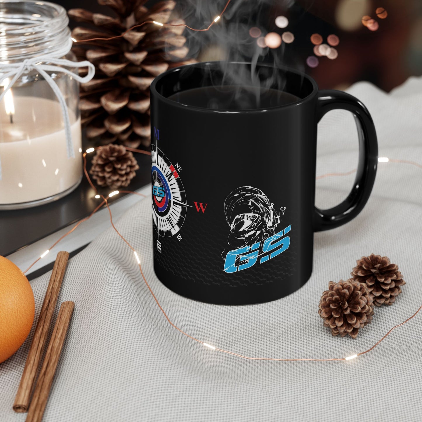 BMW Inspired Lifestyle. BMW Inspired Designer Black Coffee Mug.