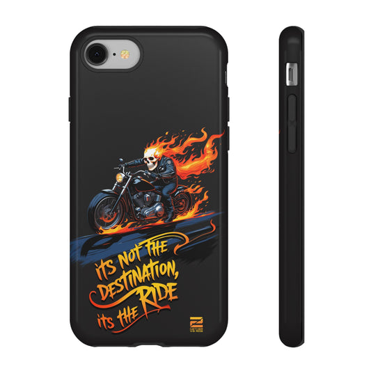 Motorcycle Rider Phone Case - "It's Not The Destination, It's The Ride"
