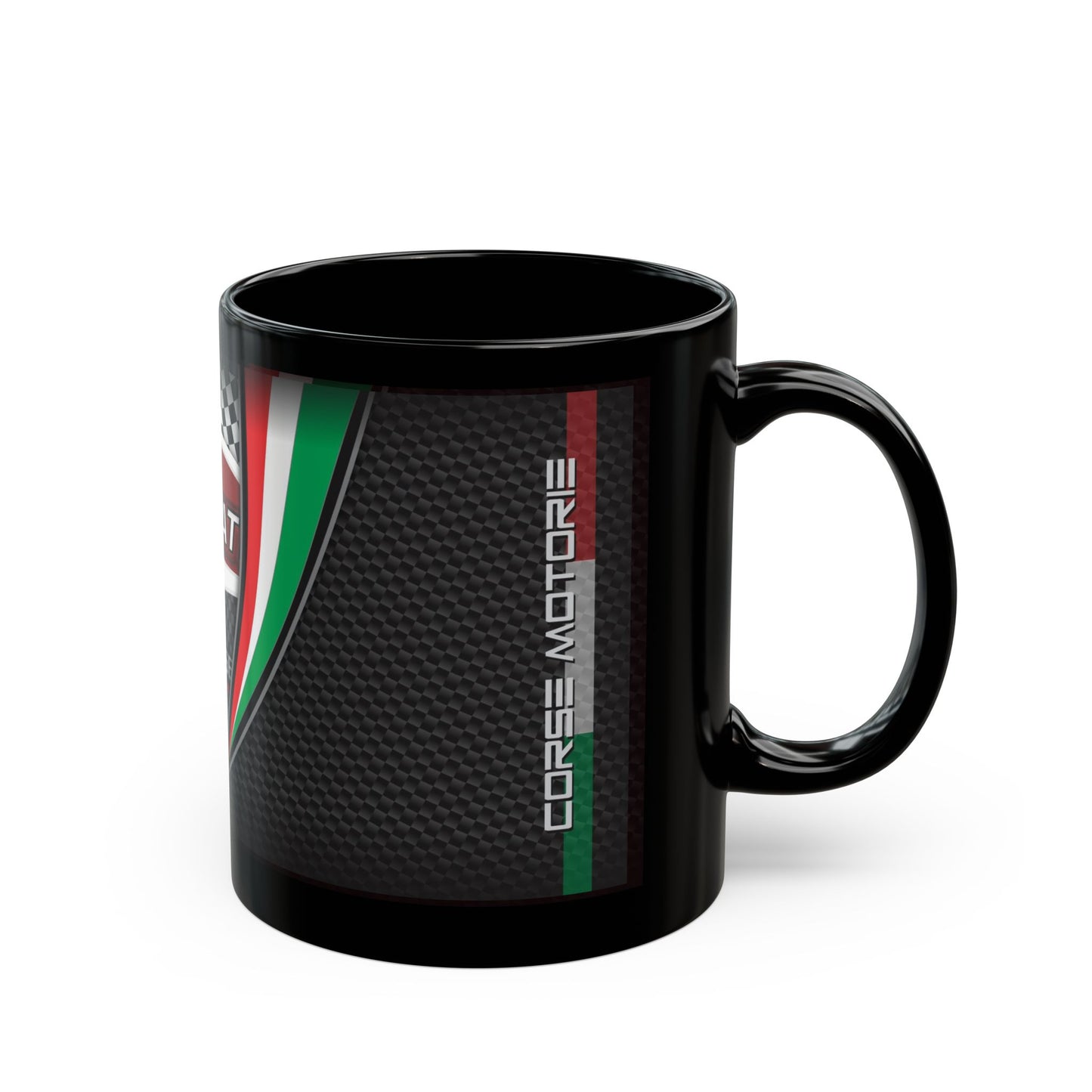 Ducati Inspired Lifestyle. Ducati Inspired "Performance Motor Racing"Designer Black Coffee Mug