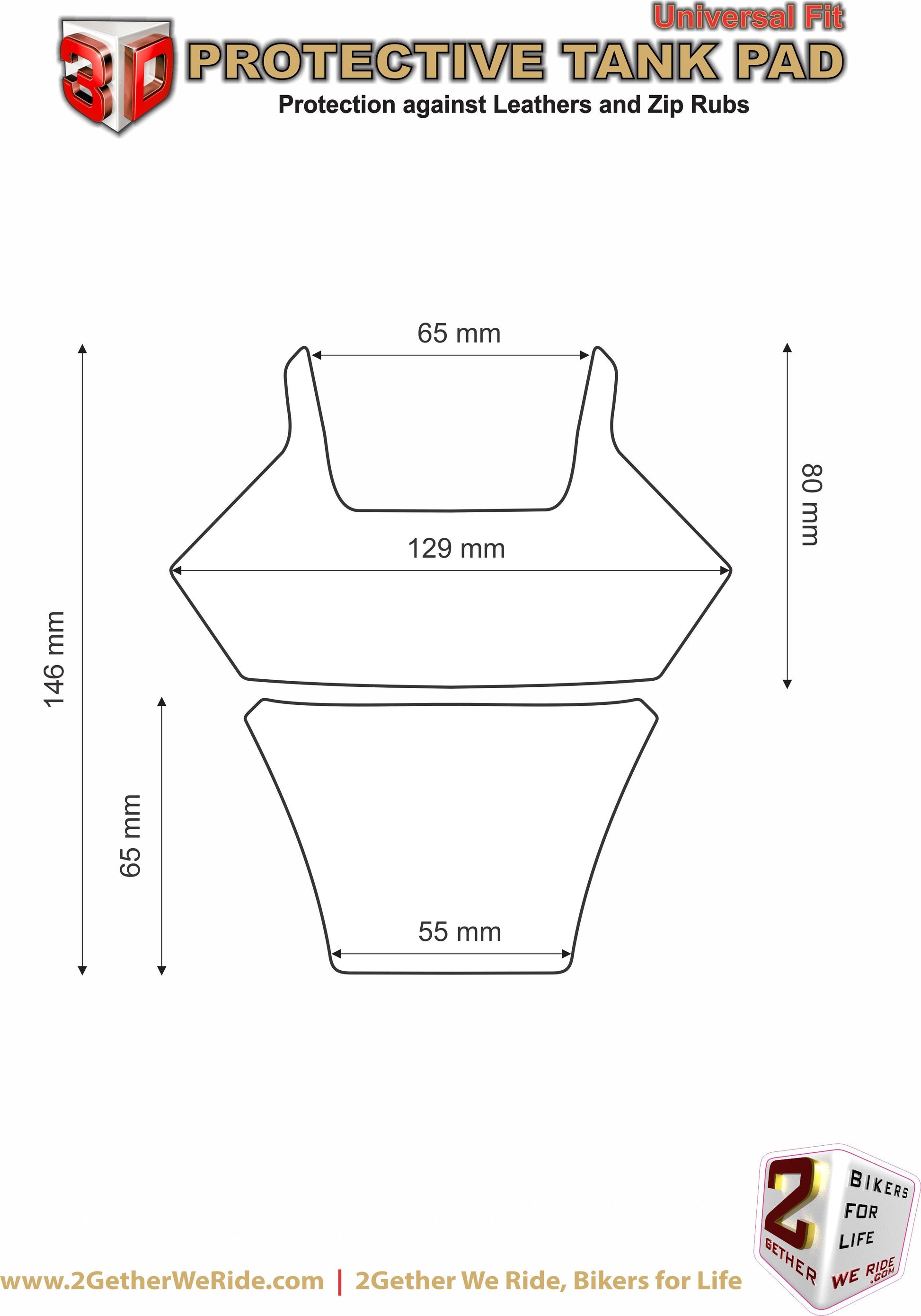 Motor Bike Tank Pad  BMW M 1000 RR Carbon Fibre Black Motor Bike Tank Pad  Protector.  2022 - 2023