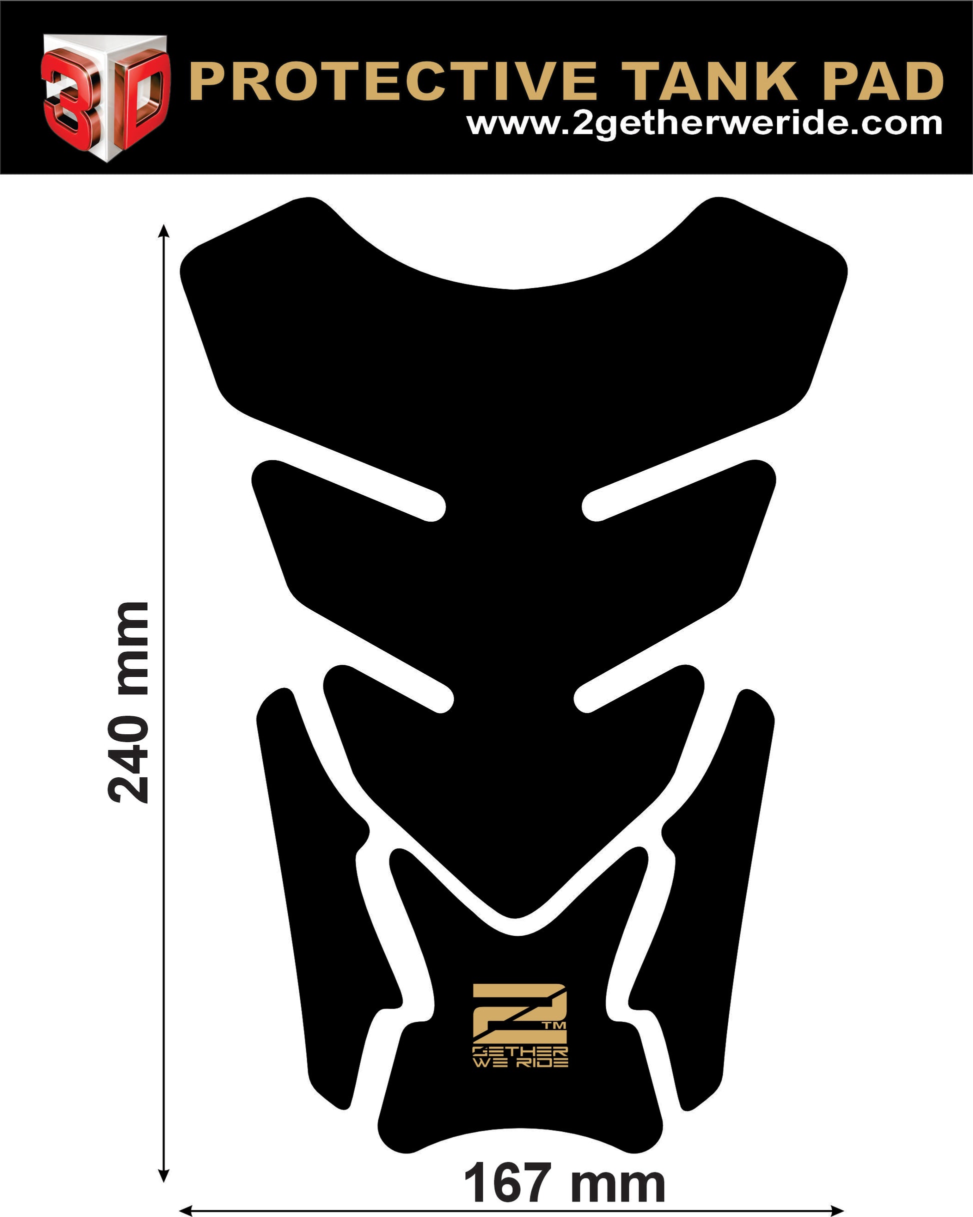 Suzuki Hayabusa Carbon Fibre Universal Fit Blue Tank Pad Protector - 1999 - 2021