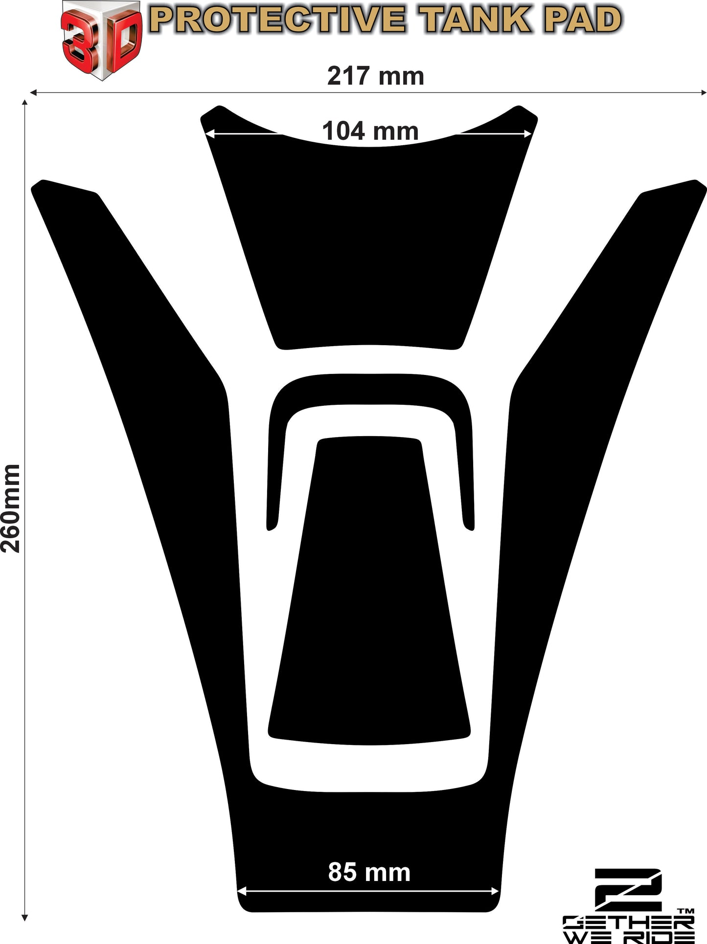 BMW F 900 XR Red Motor Bike Tank Pad / Protector 2022 - 2023