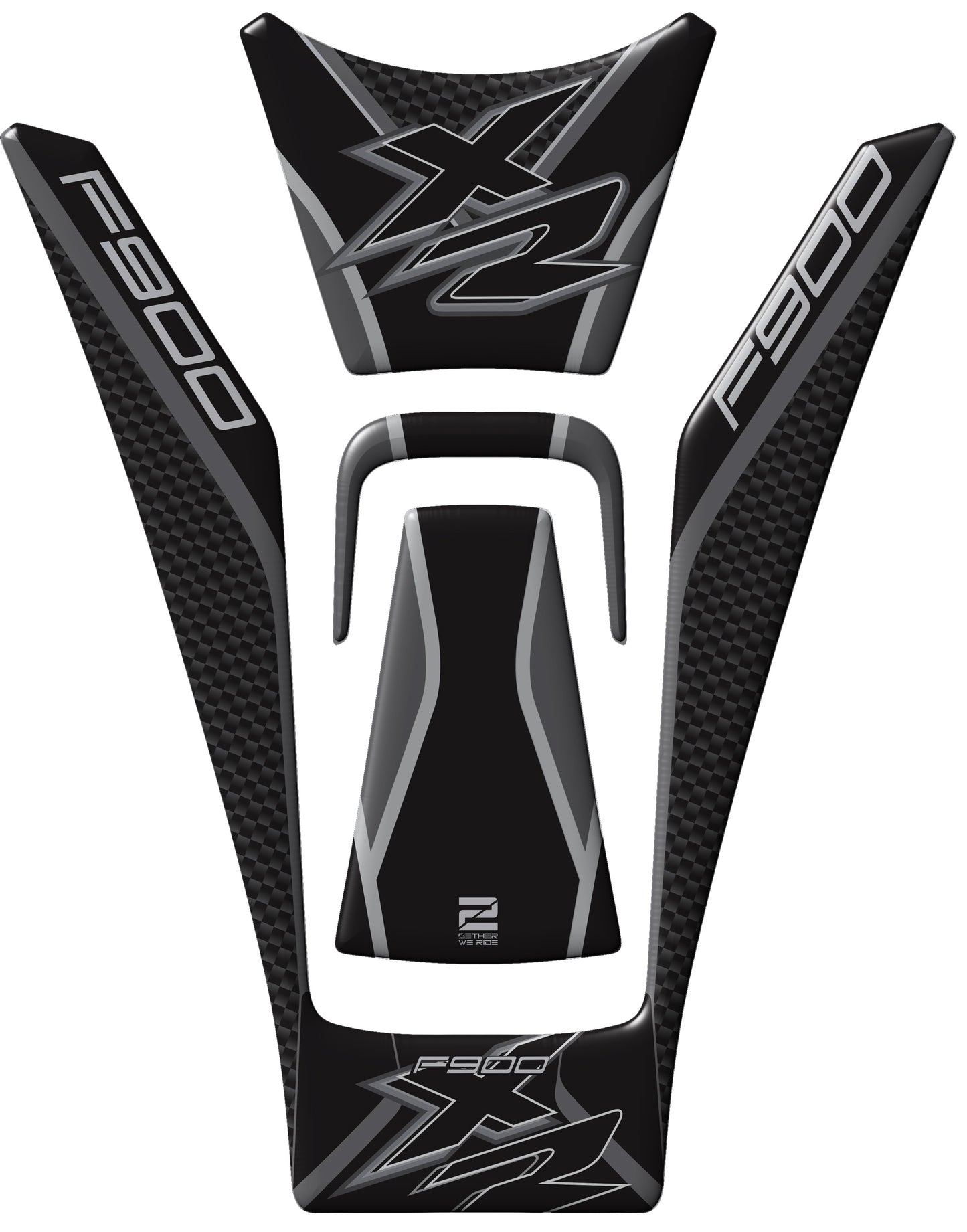 BMW F 900 XR Black Motor Bike Tank Pad / Protector 022-2023