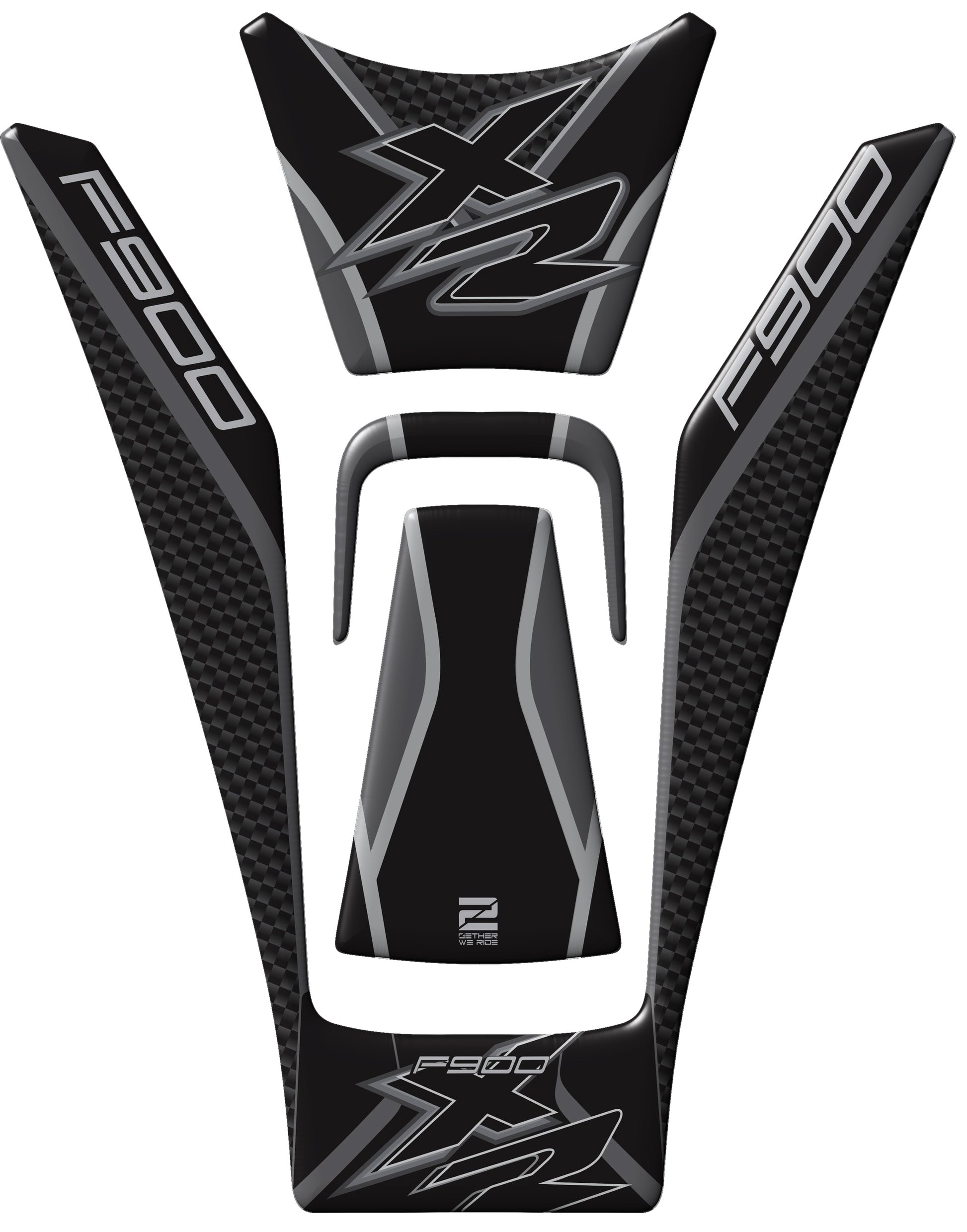 BMW F 900 XR Black Motor Bike Tank Pad / Protector 022-2023