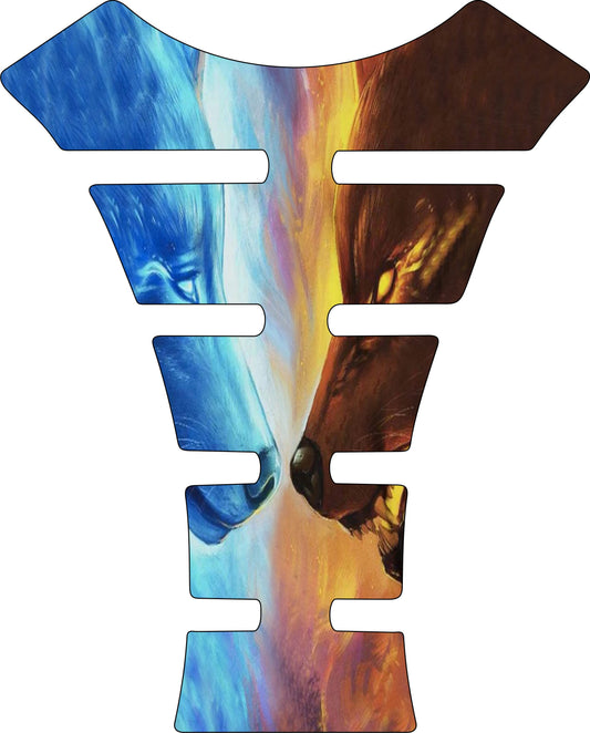 Protège-réservoir universel Fire and Ice Neon Wolf