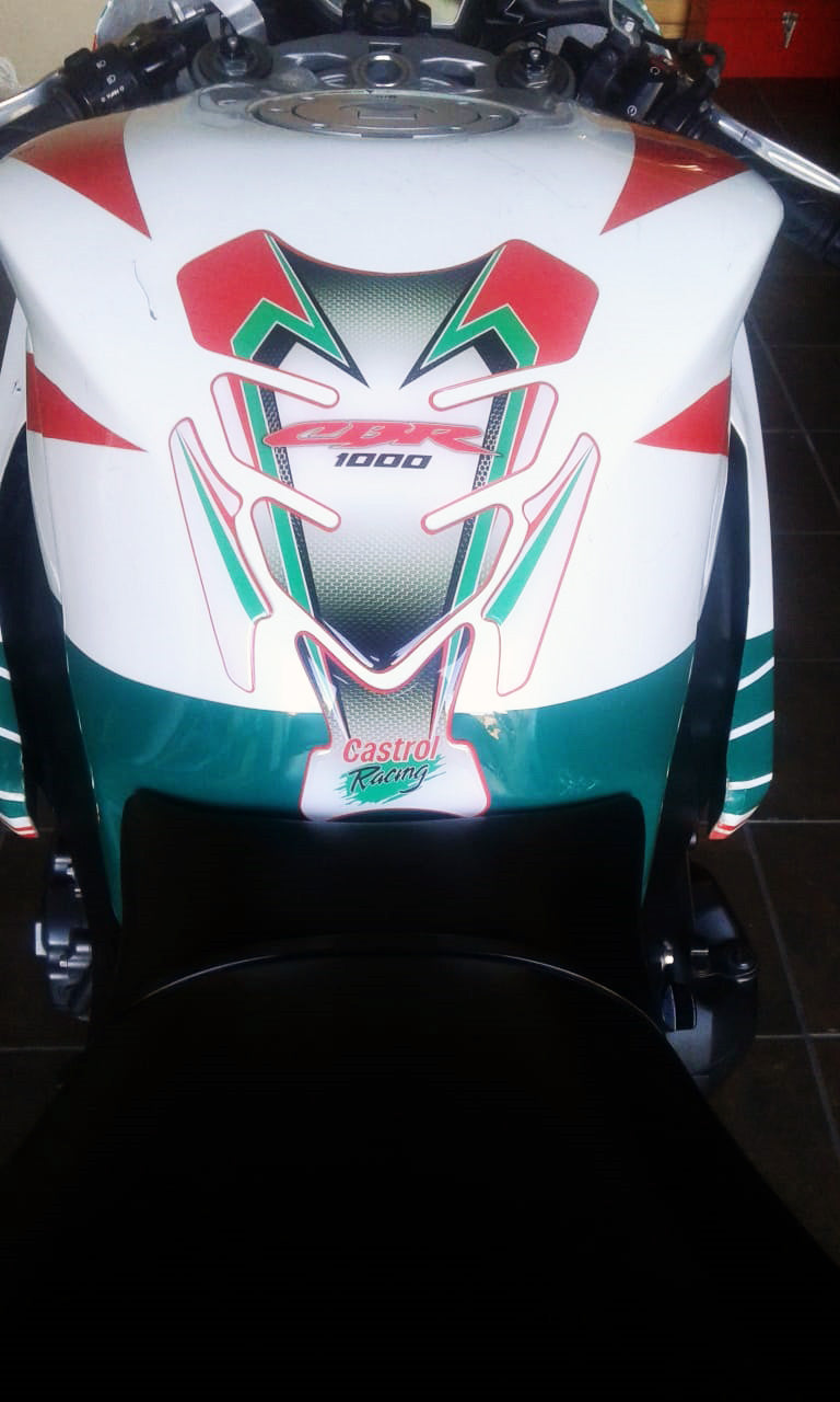 Protecteur de réservoir standard Honda Castrol Racing