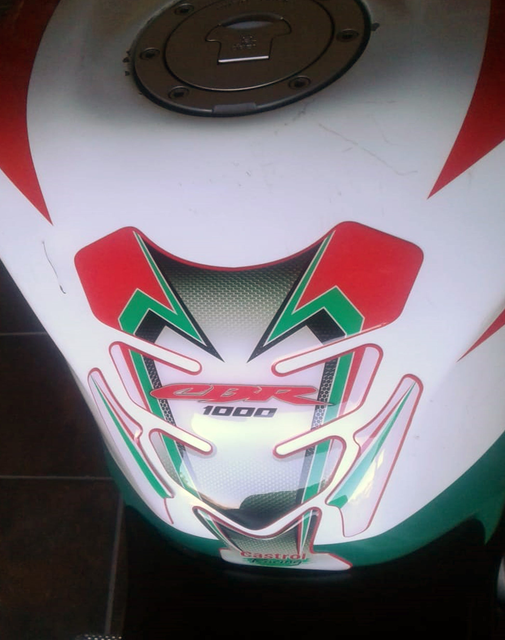 Honda Castrol Racing 1000 Tank Pad