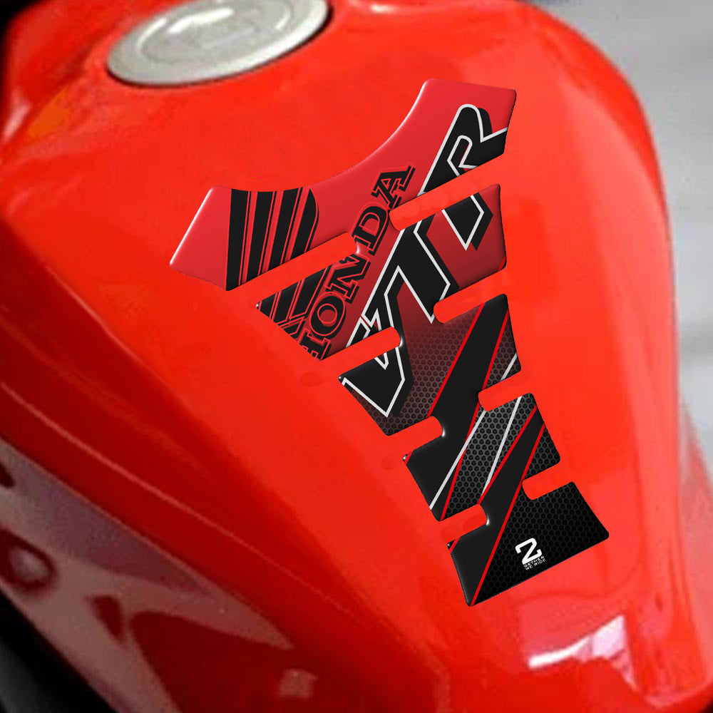 Honda Tank Pad - VTR Series, Blue and Black Protective Tank Pad. Universal Fit.