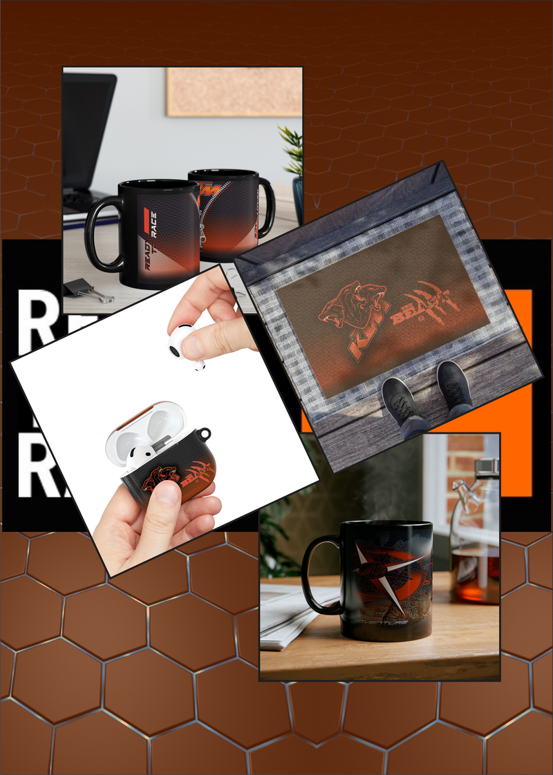 KTM Mugs
KTM Cell phone covers
KTM Gifts
2Gether We Ride KTM Lifestye Gifts