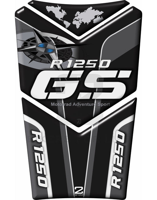 BMW R 1250 GS Adventure Black Motor Bike Tank Pad / Protector - 2020 - 2021