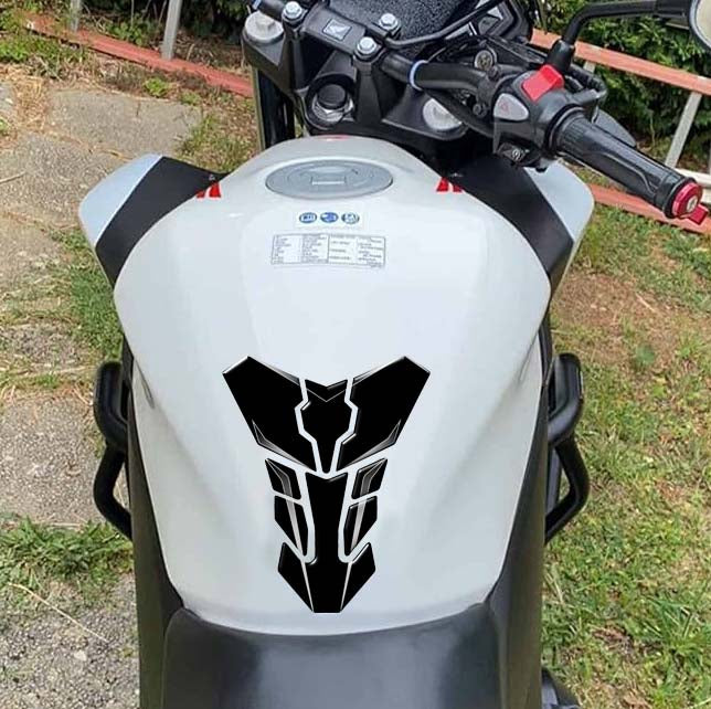 Suzuki Tank Pad -  Suzuki Black, Red and Chrome Transformer Tank Pad Protector