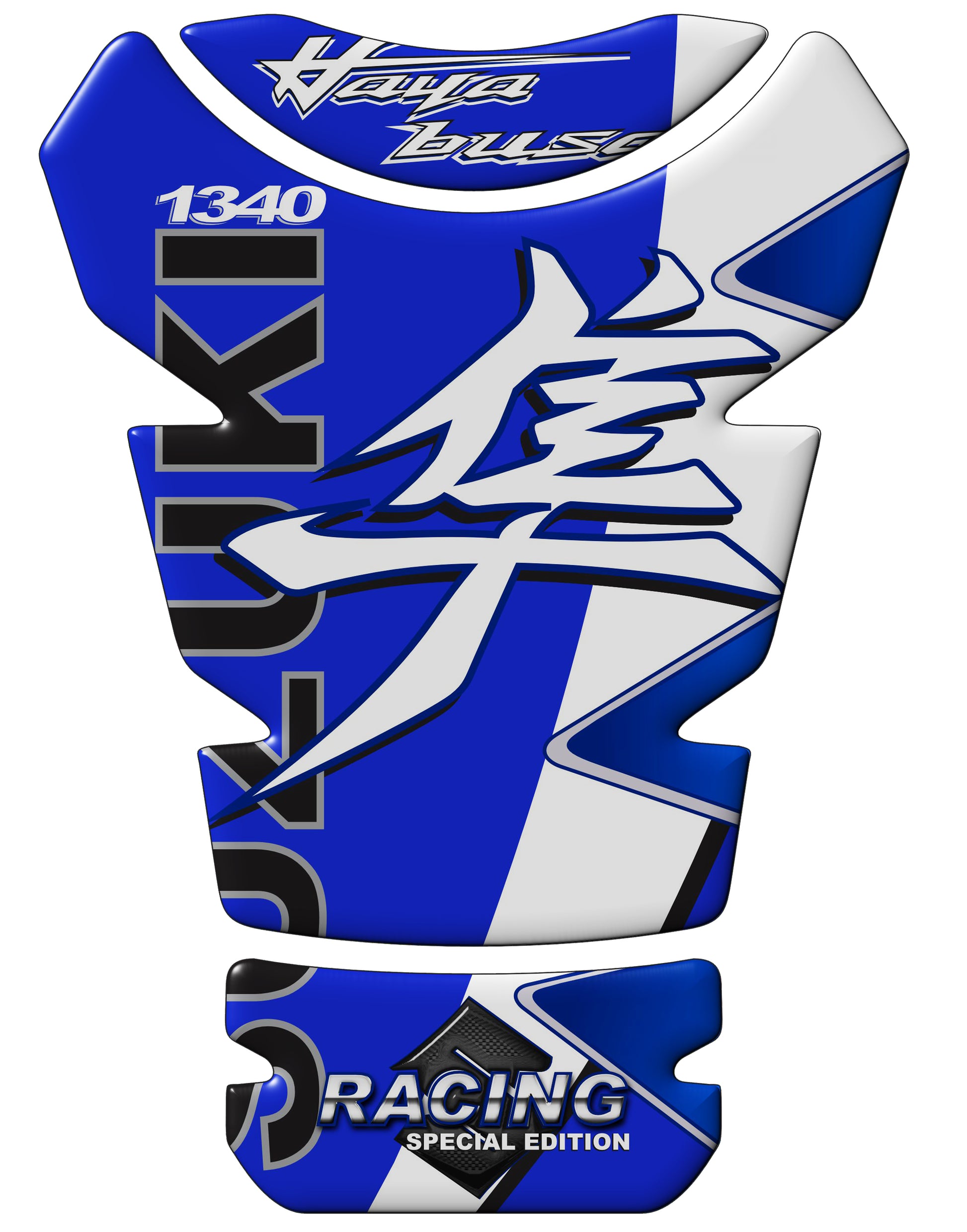 Suzuki Hayabusa Blue and White Special Edition Tank Pad Protector - 2025 - 2026