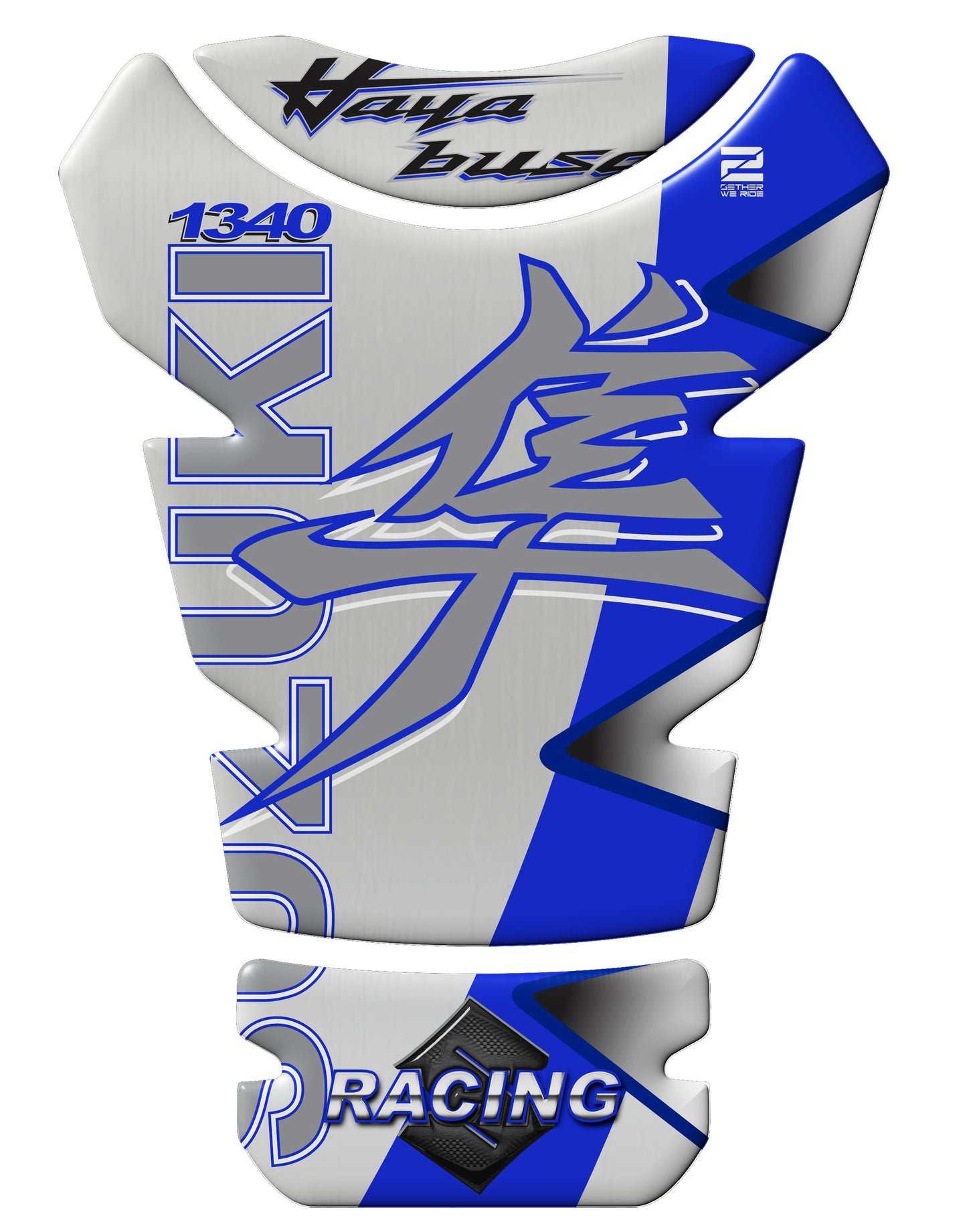 Suzuki Hayabusa Metallic Mystic Silver Tank Pad Protector - 2025 - 2026