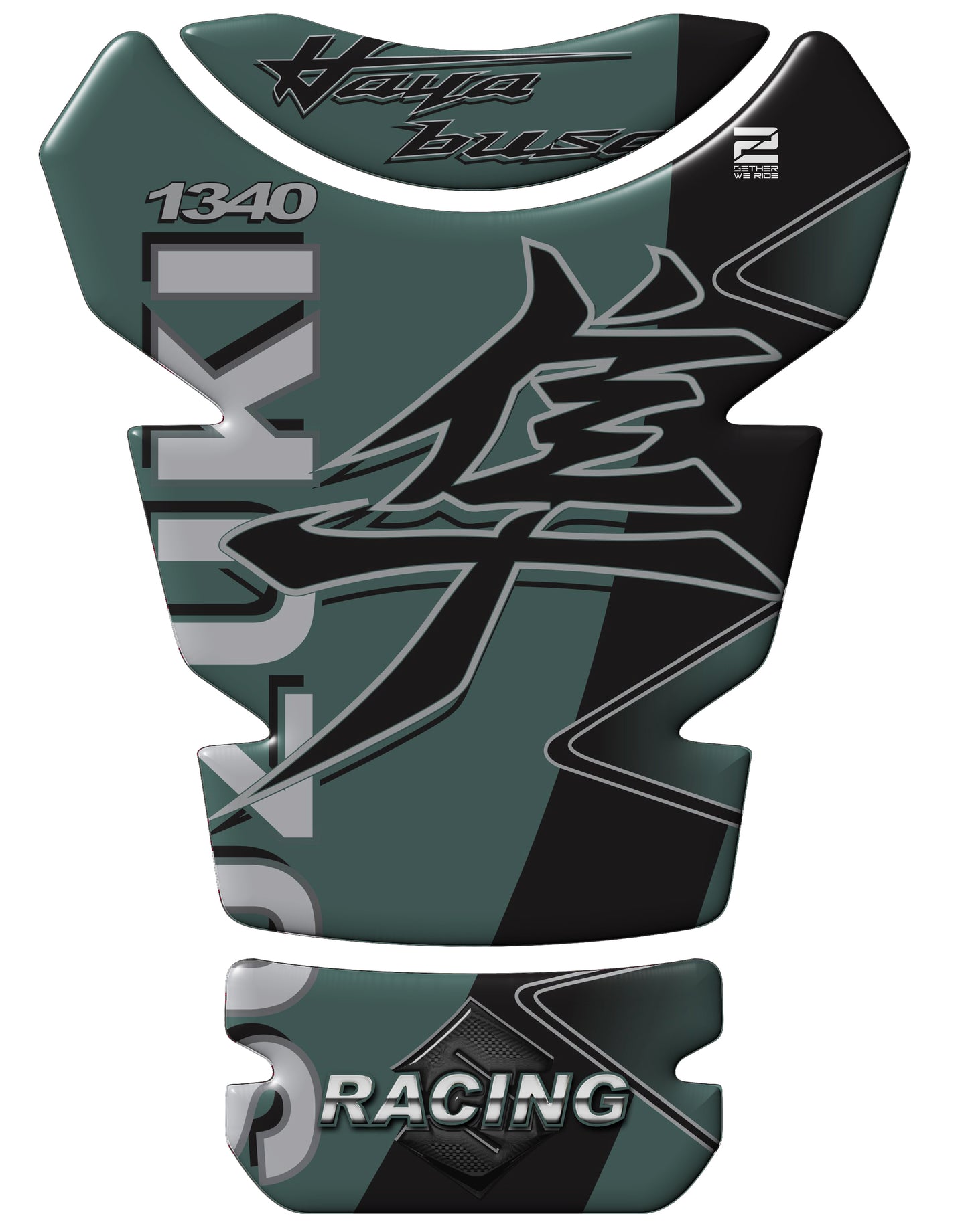 Suzuki Hayabusa Metallic Matt Green Tank Pad Protector - 2025 - 2026