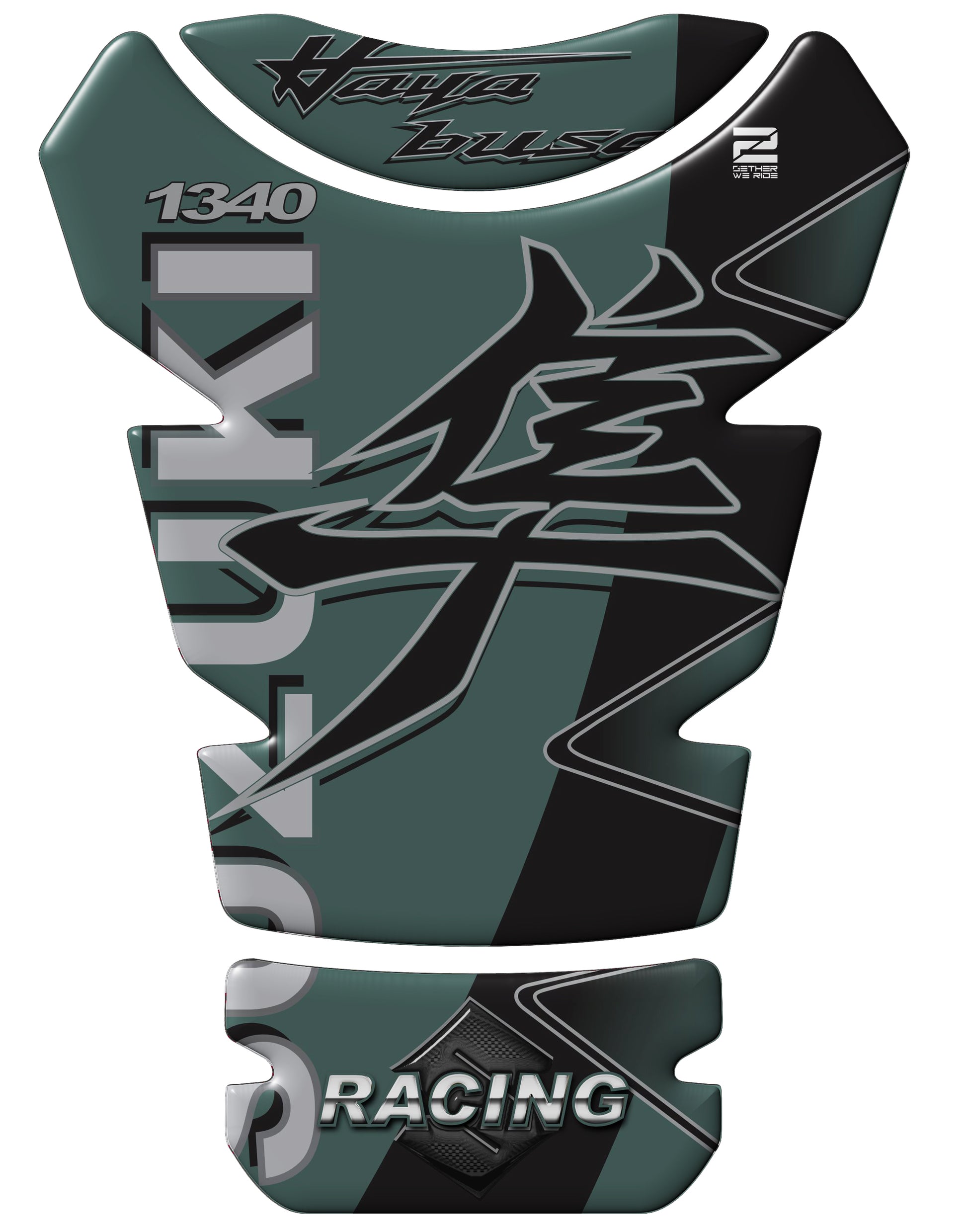 Suzuki Hayabusa Metallic Matt Green Tank Pad Protector - 2025 - 2026