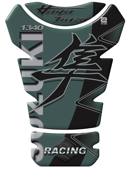 Suzuki Hayabusa Metallic Matt Green Tank Pad Protector - 2025 - 2026