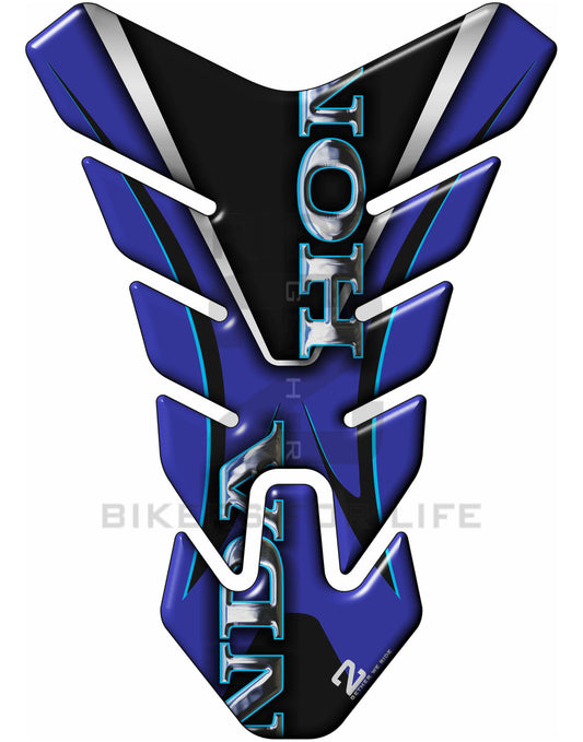 Honda Tank Pad -  Motor Bike Tank Pad- Honda CBR, NC Series, CB Series, Twin Africa - Blue and Black CBR Protective Tank Pad. Universal Fit.