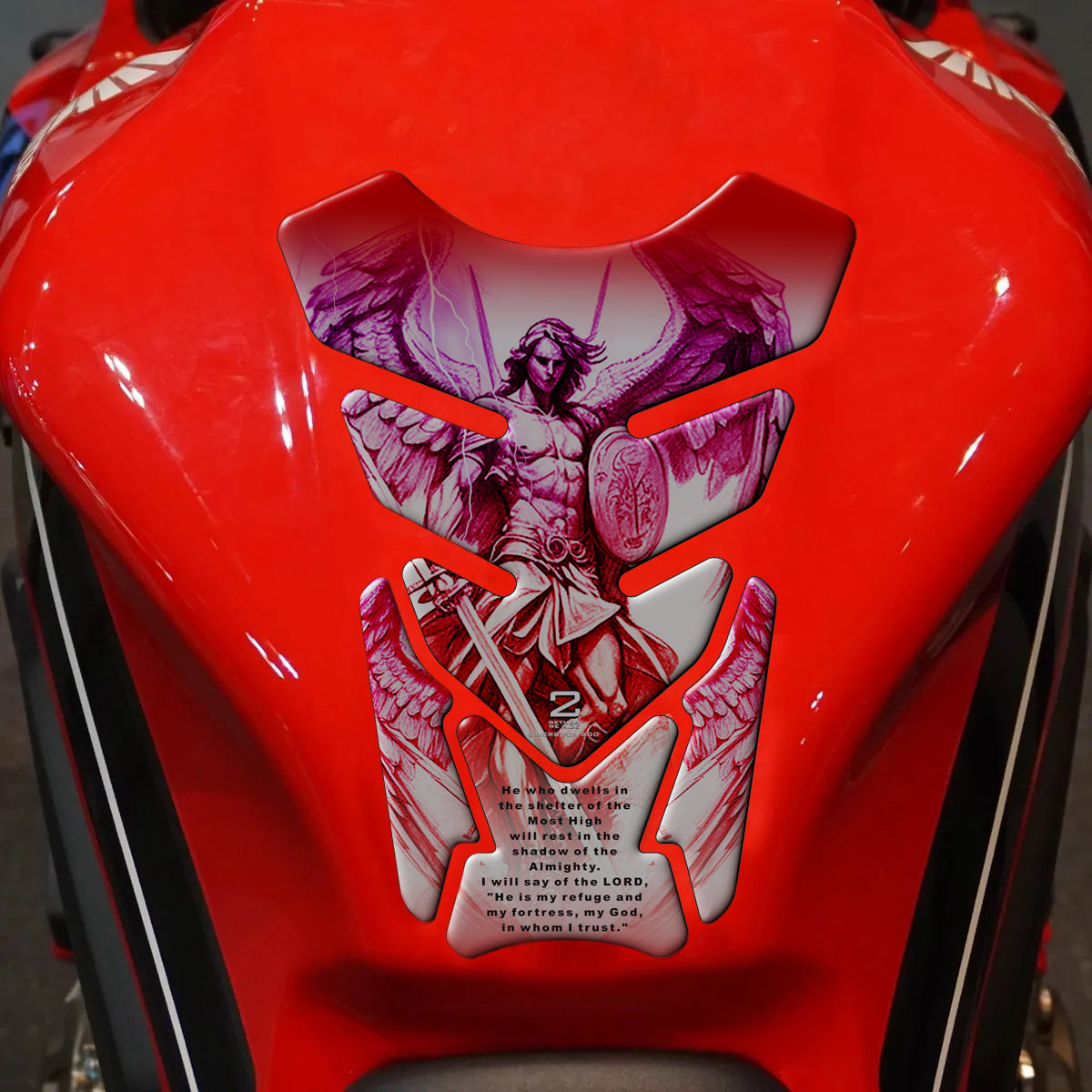 Aprilia Tank Pad,
BMW Tank Pad,
Ducati Tank Pad,
Honda Tank Pad,
Kawasaki Tank Pad,
KTM Tank Pad,
MV Agusta Tank Pad,
Suzuki Tank Pad,
Triumph Tank Pad,
Yamaha Tank Pad,
Street Tank Pads,
Aprilia Tank Pad,
Religious tank pad, 
