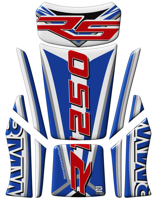 BMW R 1250 RS  Blue Motor Bike Tank Pad / Protector 2023 - 2024