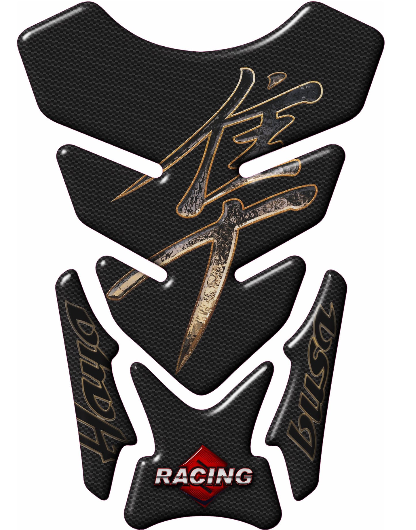 Suzuki Hayabusa Carbon Fibre Universal Fit Blue Tank Pad Protector - 1999 - 2021