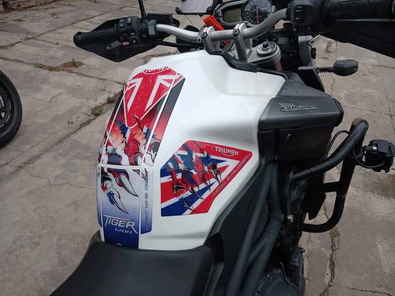 triumph Motor Bike 
Triumph Motor Bike Side Pads
Triumph Motor Bike Fuel Pads
2Gether we Ride Motor Bike Tank Protectors