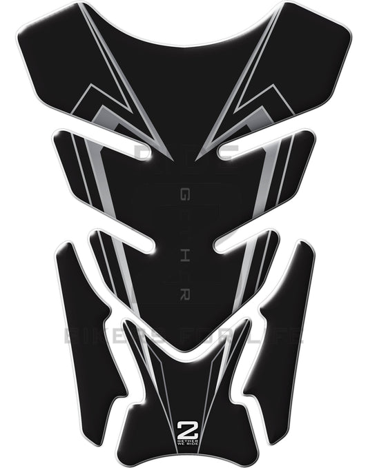 Motor Bike Tank Pad - Universal Fit Black Motorbike Tank Pad Protector.